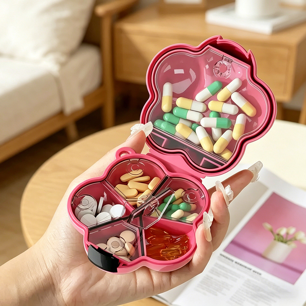 Seaweed Snack - Dopamin Çiçek Desenli Mini Hap Kutusu