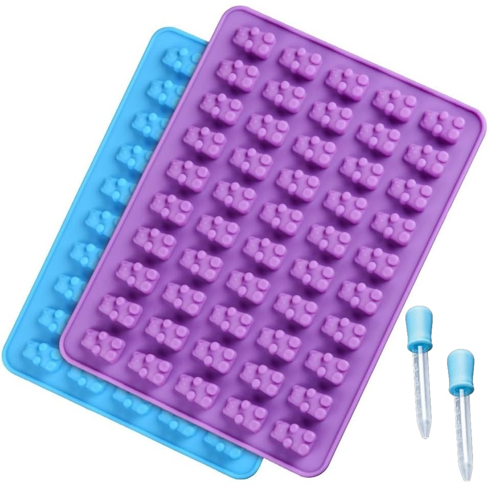 Gummy Candy - 4 Parça Mini Ayıcık Şeker Kalıbı