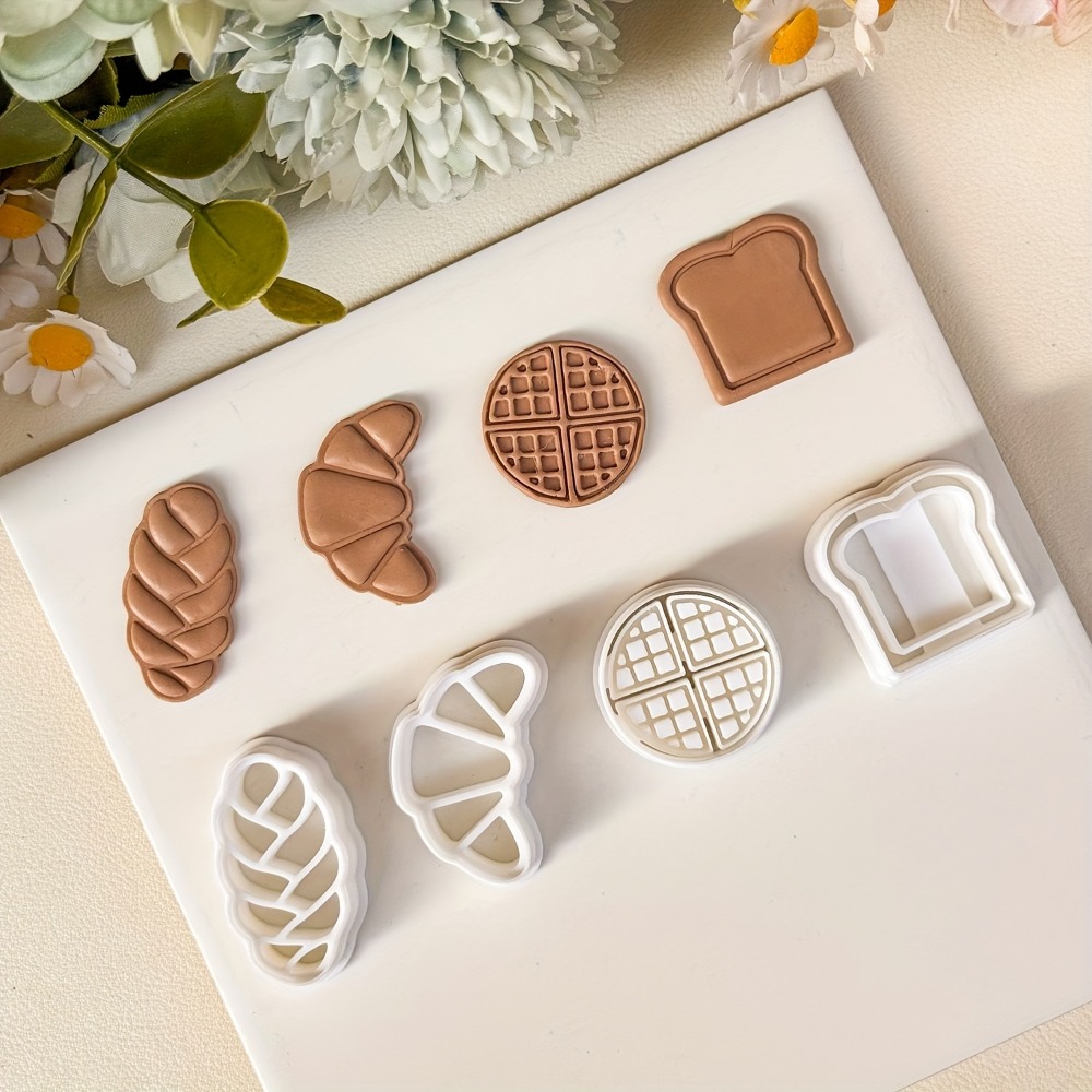 Cookies Pack - 4 Parça Ekmek Temalı Kurabiye Kalıbı