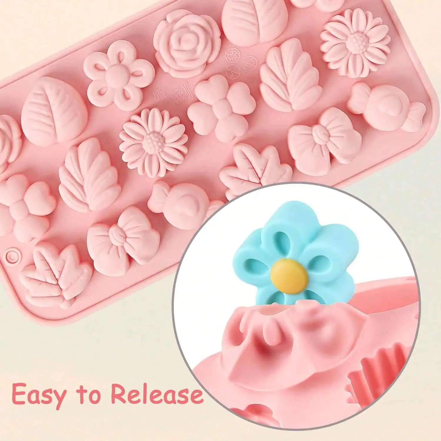 1-2 adet çiçek temalı çikolata - Gummy Candy incelemesi ve fiyatı