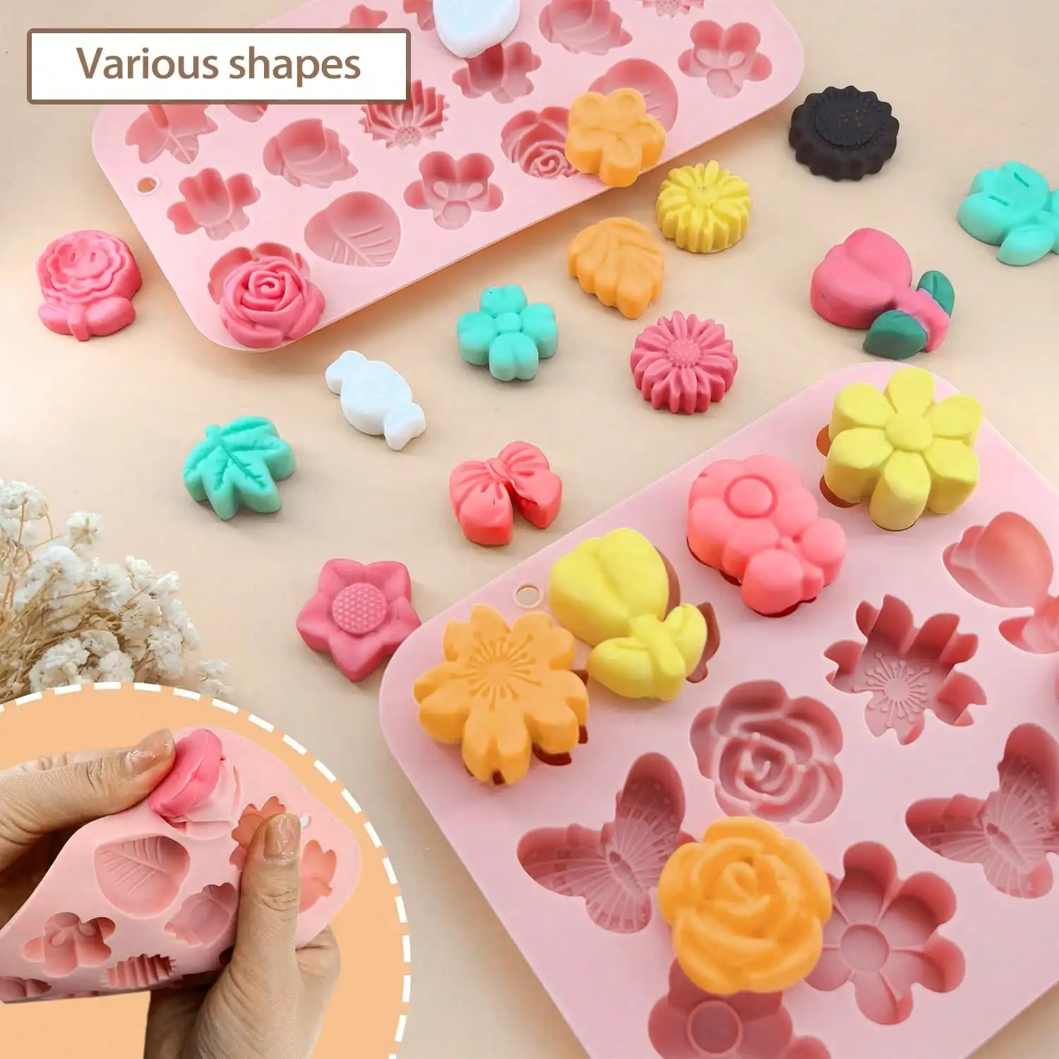 1-2 adet çiçek temalı çikolata - Gummy Candy incelemesi ve fiyatı